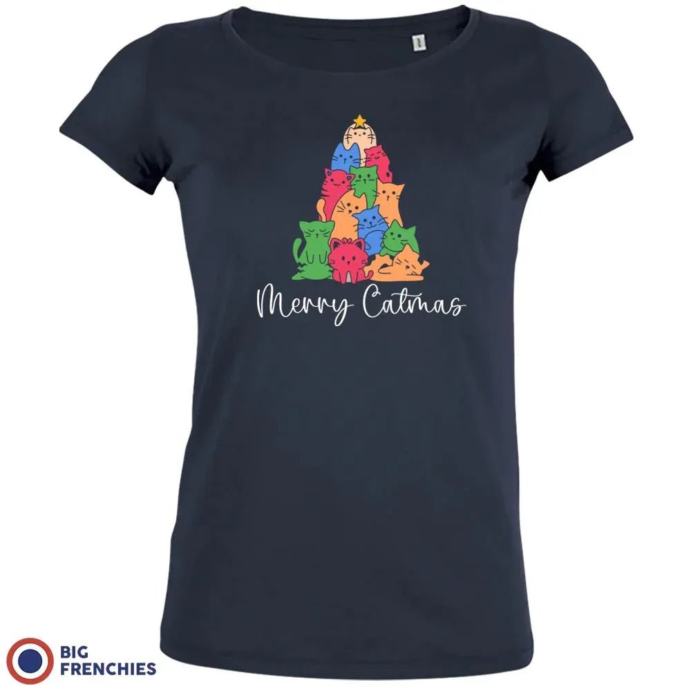 Merry Catmas Christmas Women's Organic Cotton Tee - Create Marketplace