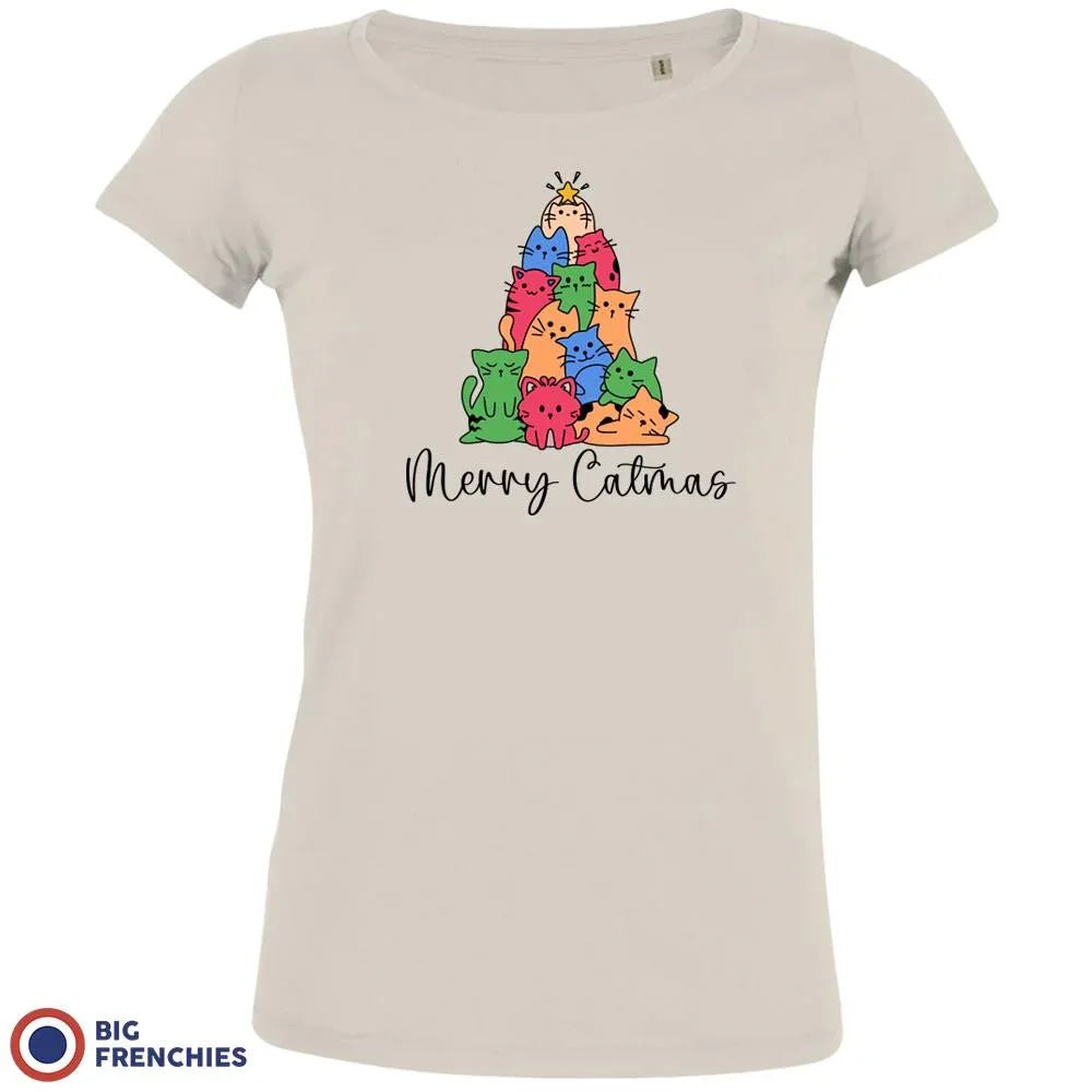 Merry Catmas Christmas Women's Organic Cotton Tee - Create Marketplace
