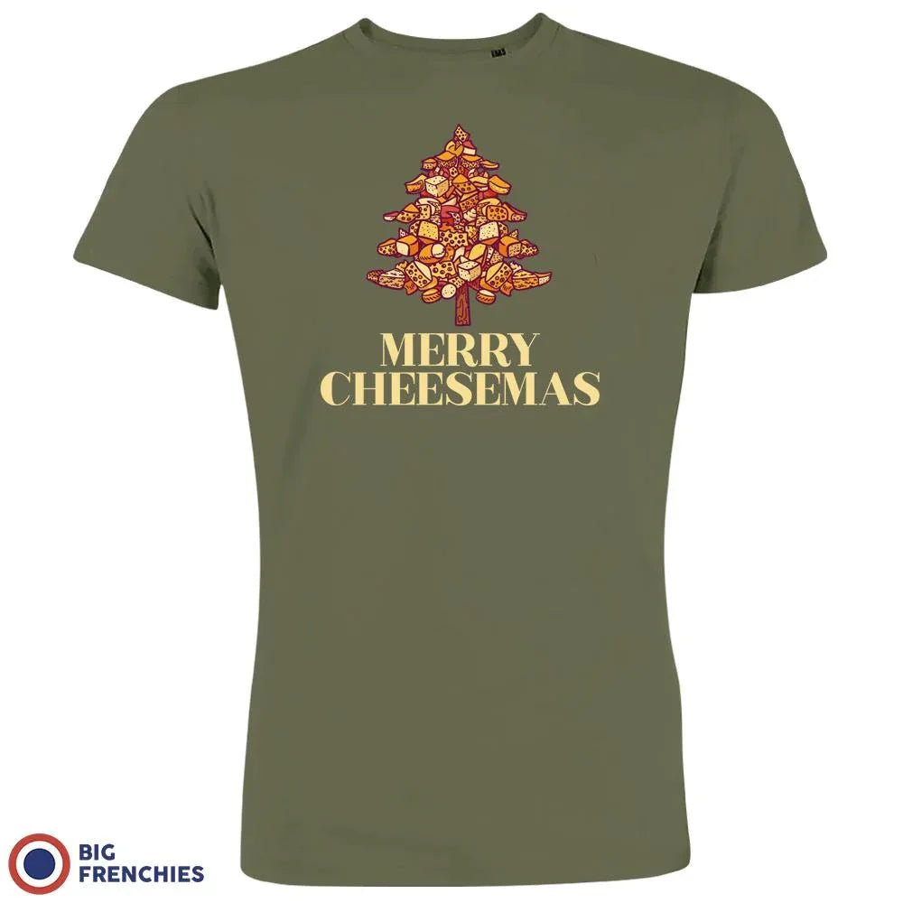 Merry Cheesemas Christmas Men's Organic Cotton Tee - Create Marketplace