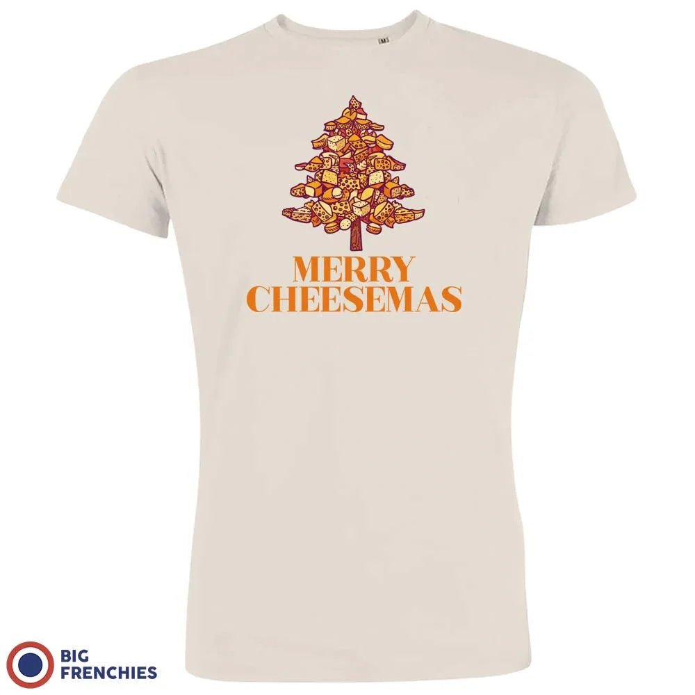 Merry Cheesemas Christmas Men's Organic Cotton Tee - Create Marketplace