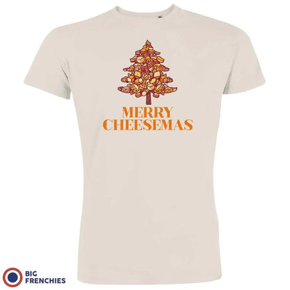 Merry Cheesemas Christmas Men's Organic Cotton Tee - Create Marketplace