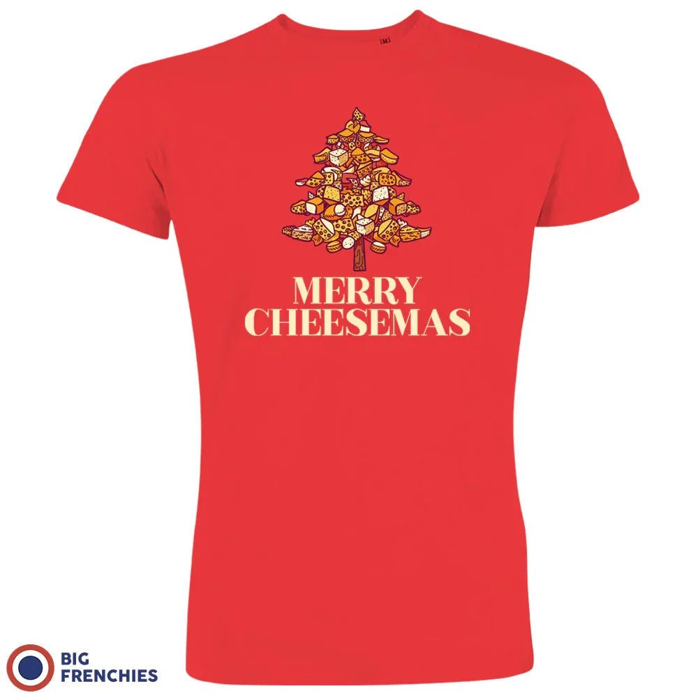 Merry Cheesemas Christmas Men's Organic Cotton Tee - Create Marketplace