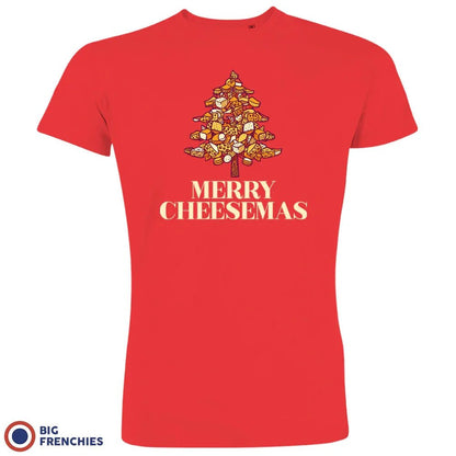 Merry Cheesemas Christmas Men's Organic Cotton Tee - Create Marketplace