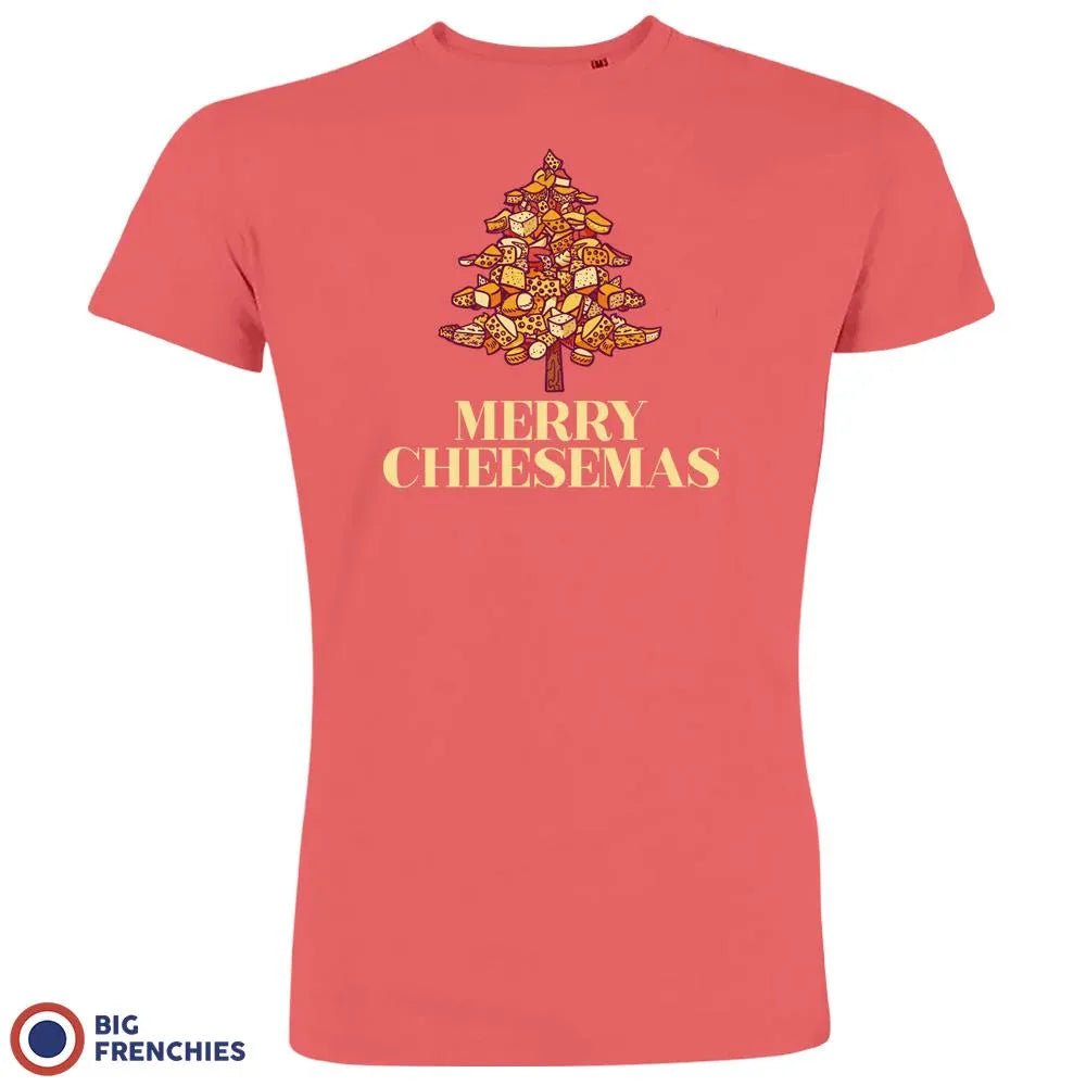 Merry Cheesemas Christmas Men's Organic Cotton Tee - Create Marketplace