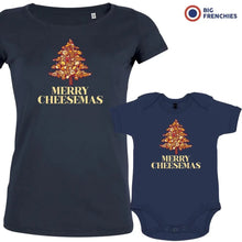 Merry Cheesemas Christmas Mom and Child Organic Cotton family Set (Set of 2) - Create Marketplace
