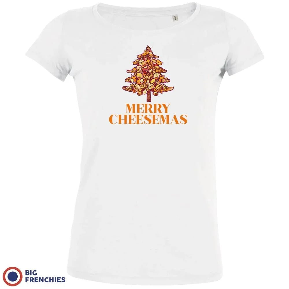 Merry Cheesemas Christmas Women's Organic Tee - Create Marketplace