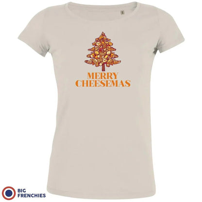 Merry Cheesemas Christmas Women's Organic Tee - Create Marketplace
