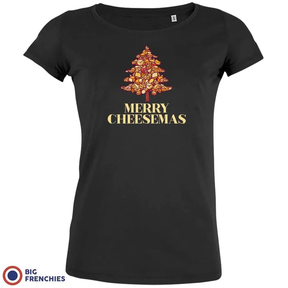 Merry Cheesemas Christmas Women's Organic Tee - Create Marketplace