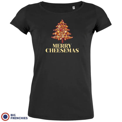 Merry Cheesemas Christmas Women's Organic Tee - Create Marketplace