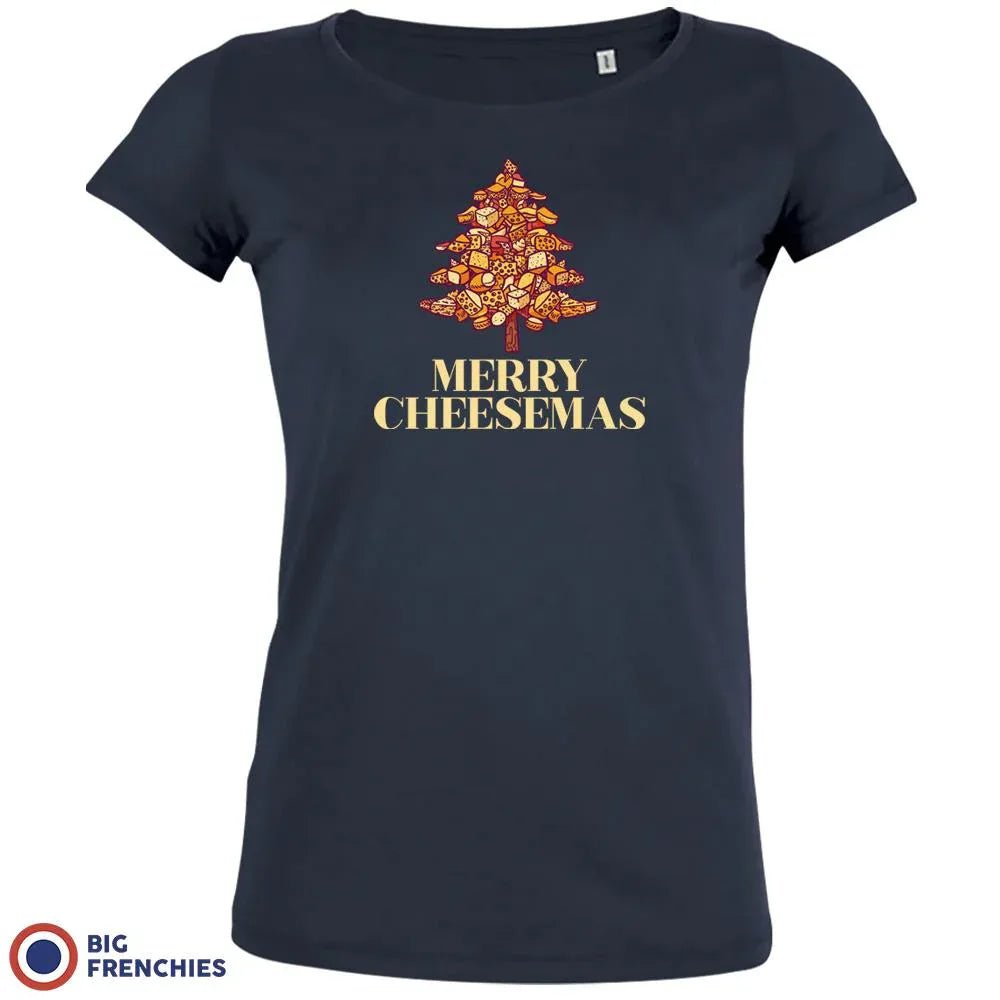 Merry Cheesemas Christmas Women's Organic Tee - Create Marketplace
