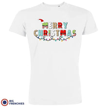 Merry Christmas Men's Organic Cotton Tee - Create Marketplace