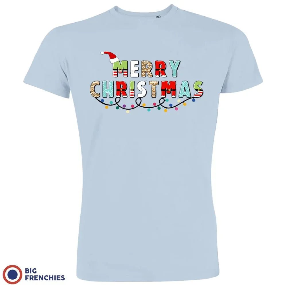 Merry Christmas Men's Organic Cotton Tee - Create Marketplace
