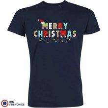 Merry Christmas Men's Organic Cotton Tee - Create Marketplace