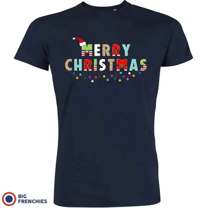 Merry Christmas Men's Organic Cotton Tee - Create Marketplace
