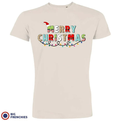 Merry Christmas Men's Organic Cotton Tee - Create Marketplace