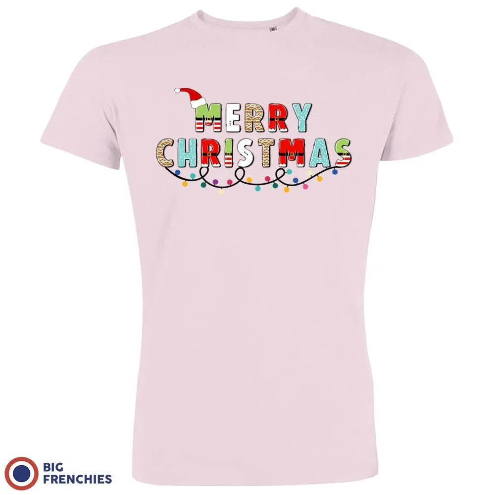 Merry Christmas Men's Organic Cotton Tee - Create Marketplace