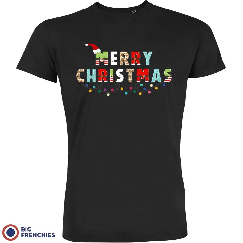 Merry Christmas Men's Organic Cotton Tee - Create Marketplace