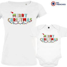 Merry Christmas Mom and Child Organic Cotton family Set (Set of 2) - Create Marketplace