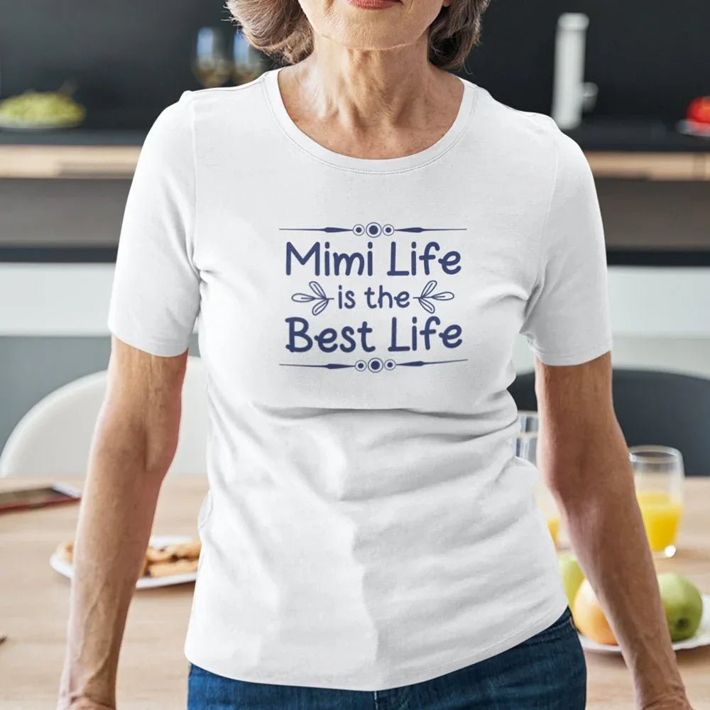 Mimi Life Is The Best life Women's Organic Cotton Tee - Create Marketplace