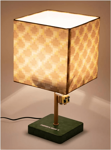 Minecraft Yellow Bee Nest Block Desk Lamp with 3D Bee Puller - Create Marketplace