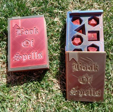 Mini Dice Holder - Spell Book - Create Marketplace