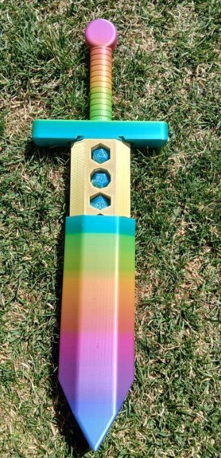 Mini Dice Holder - Sword - Create Marketplace