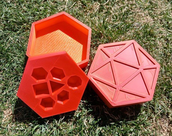 Mini Dice Holder/Tray - D20 Box - Create Marketplace