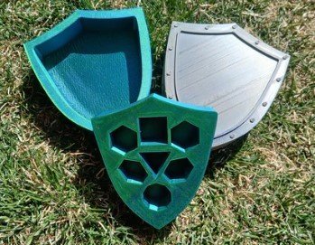 Mini Dice Holder/Tray - Shield Box - Create Marketplace