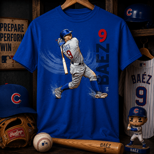 MLB - CHICAGO CUBS - JAVIER "JAVY" BAEZ N MOTION T-SHIRT LIMITED EDITION - Create Marketplace