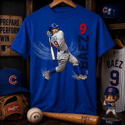 MLB - CHICAGO CUBS - JAVIER "JAVY" BAEZ N MOTION T-SHIRT LIMITED EDITION - Create Marketplace