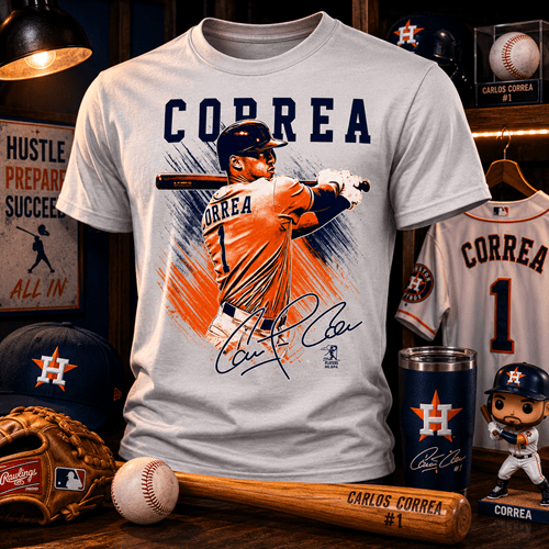 MLB - HOUSTON ASTROS - CARLOS CORREA T-SHIRT LIMITED EDITION - Create Marketplace