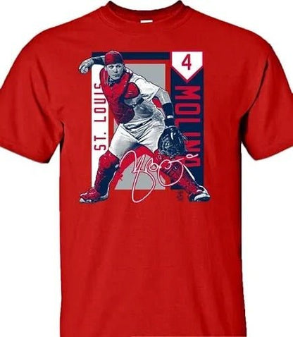 MLB ST. LOUIS CARDINALS - YADIER MOLINA COLOR BLOCK T-SHIRT - Create Marketplace