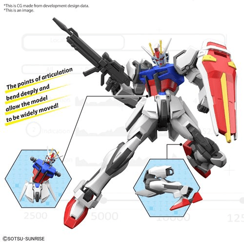 Mobile Suit Gundam Seed Strike Gundam Entry Grade 1:144 Scale Model Kit - Create Marketplace