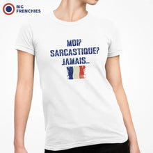Moi? Sarcastique? Jamais... Women's Organic Cotton Tee - Create Marketplace