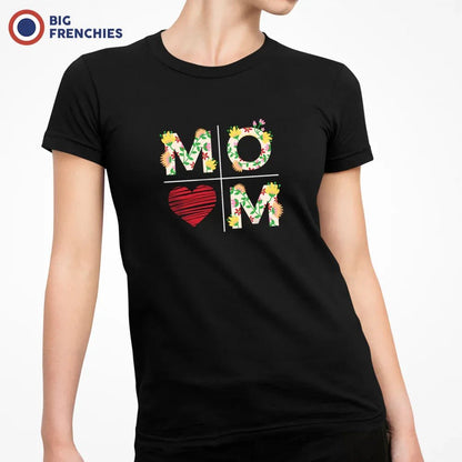 Mom Heart Women's Organic Cotton Tee - Create Marketplace