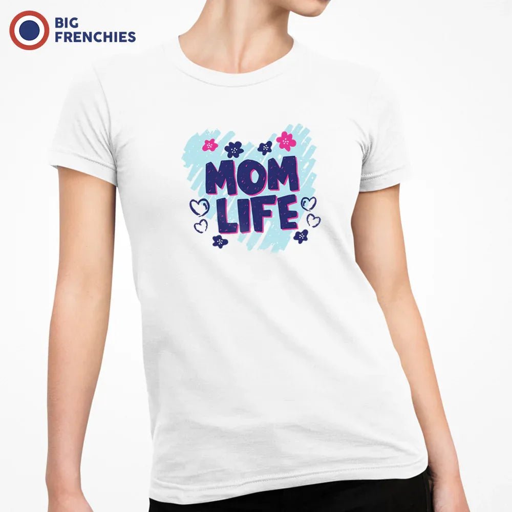 Mom Life Women's Organic Cotton Tee - Create Marketplace