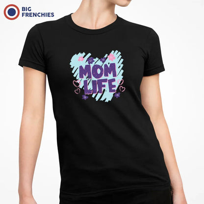 Mom Life Women's Organic Cotton Tee - Create Marketplace