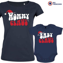 Mommy Baby Claus Christmas Mom and Child Organic Cotton family Set (Set of 2) - Create Marketplace
