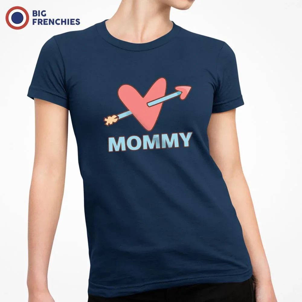 Mommy Heart Arrow Women's Organic Cotton Tee - Create Marketplace