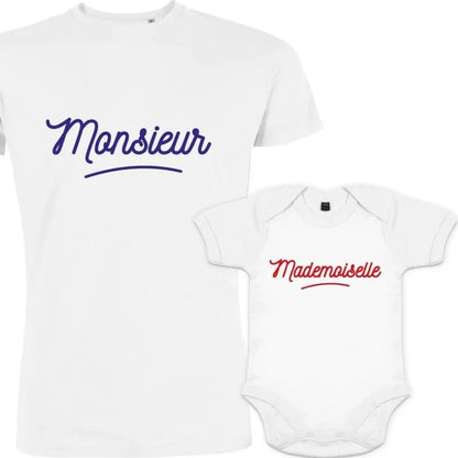 Monsieur and Mademoiselle Dad and Child Matching Outfit - Create Marketplace