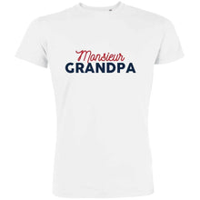 Monsieur Grandpa Men's Organic Tee - Create Marketplace