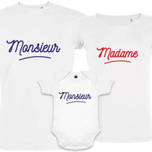 Monsieur Madame Petit Monsieur Matching Family Organic Tees (Set of 3) - Create Marketplace