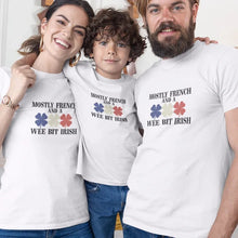 Mostly French and a Wee Bit Irish Matching Organic Cotton T-Shirts Family Set (Set of 3) - Create Marketplace