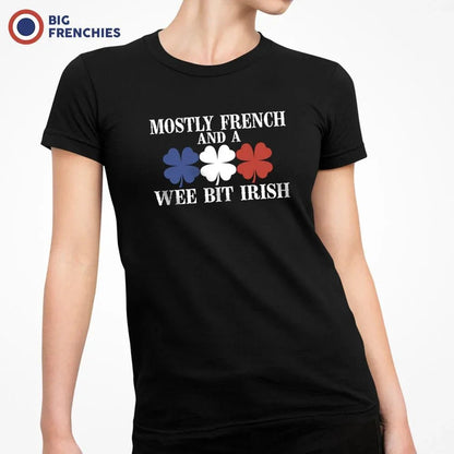Mostly French and a Wee Bit Irish Women's Organic Cotton Tee - Create Marketplace