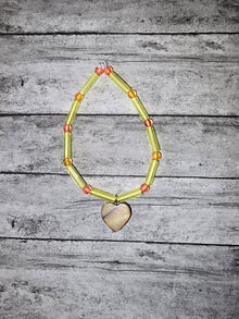 Mother of pearl Heart Bracelet - made by kid Sam - Create Marketplace