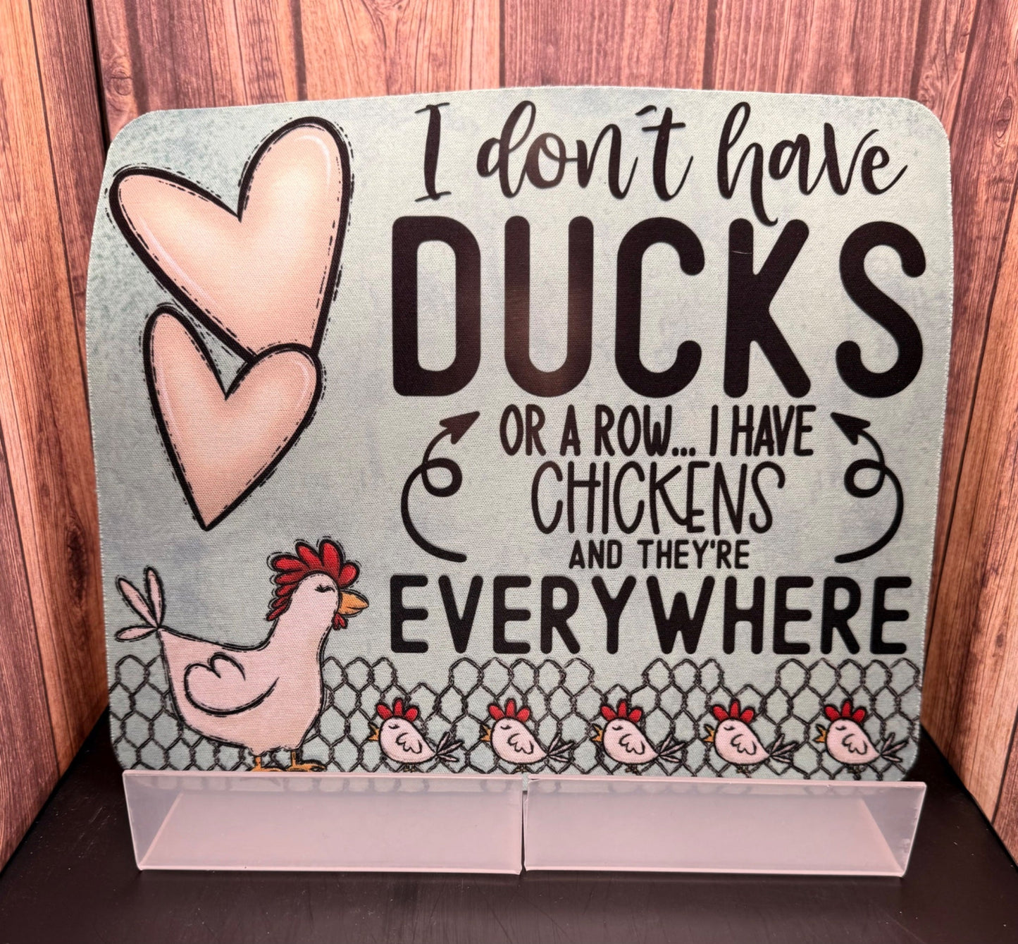 Mouse Pad - Chickens Not Ducks - Create Marketplace
