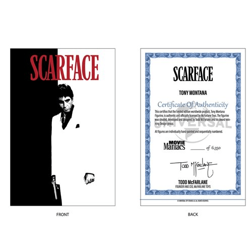 Movie Maniacs Universal Wave 4 Scarface Tony Montana 6-Inch Scale Posed Figure - Create Marketplace