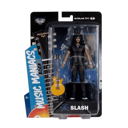 Music Maniacs Rock Wave 3 Guns N Roses Slash 6" Scale Action Figure - Create Marketplace