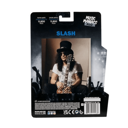 Music Maniacs Rock Wave 3 Guns N Roses Slash 6" Scale Action Figure - Create Marketplace