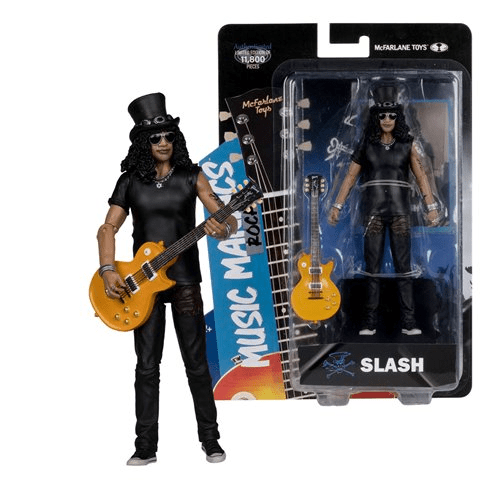 Music Maniacs Rock Wave 3 Guns N Roses Slash 6" Scale Action Figure - Create Marketplace